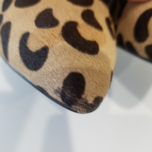 NWOT Steven Madden Leopard Calf Hair Pumps - Picture 9 of 11